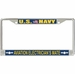 Navy Aviation Electrician's Mate AE Chrome License Plate Frame