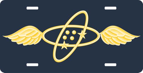 Navy Aviation Electronic Technician (Gold) License Plate