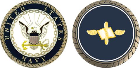 Navy Aviation Maintenance Administration Challenge Coin