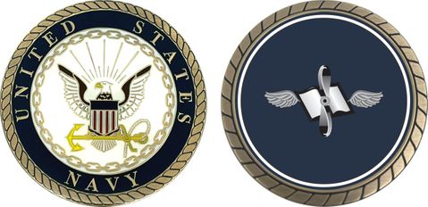 Navy Aviation Maintenance Administrationman Challenge Coin