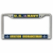 Navy Aviation Ordnanceman AO Chrome License Plate Frame
