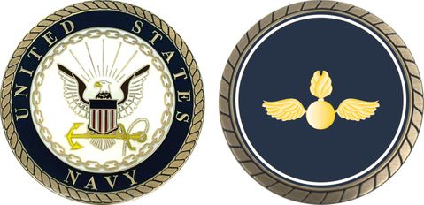 Navy Aviation Ordnanceman Challenge Coin