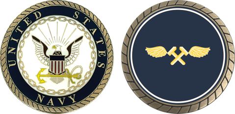 Navy Aviation Structural Mechanic Challenge Coin