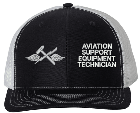 Navy Aviation Support Equipment Technician (AS) Rating USA Mesh-Back Cap