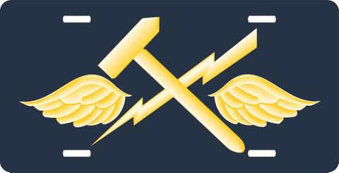 Navy Aviation Support Equipment Technician License Plate