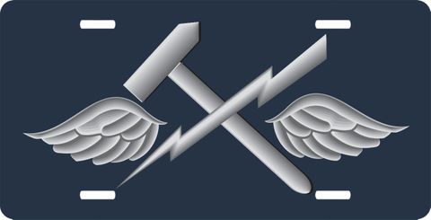 Navy Aviation Support Equipment Technician License Plate