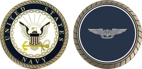 Navy Aviation Warfare Challenge Coin