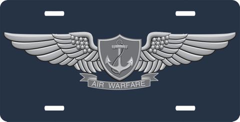 Navy Aviation Warfare License Plate