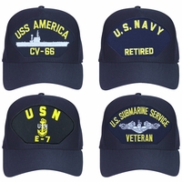 Navy Ball Caps Thumbnail Illustration