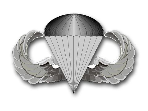 Navy Basic Parachutist Vinyl Transfer Decal