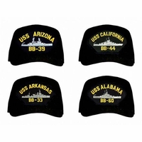 Navy Battleship Caps Thumbnail Illustration