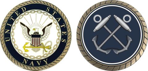 Navy Boatswain's Mate Challenge Coin