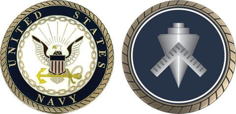 Navy Builder Challenge Coin