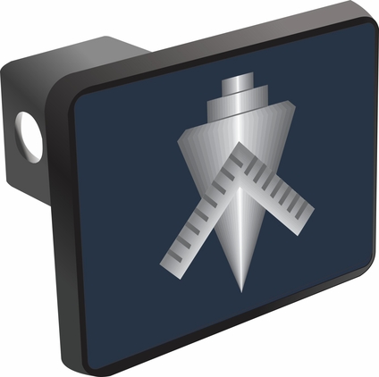 Navy Builder Hitch Cover