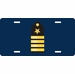 Navy Captain Shoulder Board License Plate