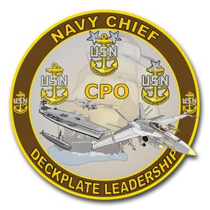 Navy Chief Deckplate Leadership Decal