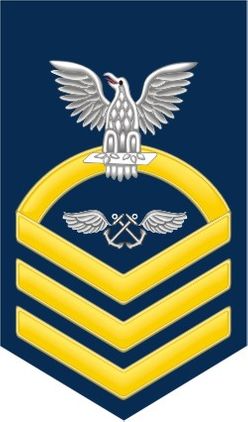 Navy Chief Gold E-7 Aviation Boatswain's Mate AB Decal Sticker