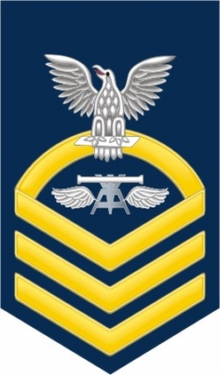 Navy Chief Gold E-7 Aviation Fire Control Technician FT Decal Sticker