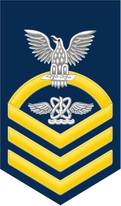 Navy Chief Gold E-7 Aviation Warfare Technician AW Decal Sticker
