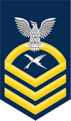 Navy Chief Gold E-7 Cryptographic Technician CT Decal Sticker