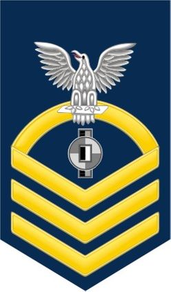 Navy Chief Gold E-7 Engineering Aid EA Decal Sticker