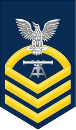 Navy Chief Gold E-7 Fire Control Technician FT Decal Sticker
