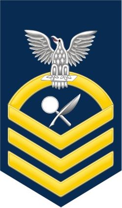 Navy Chief Gold E-7 Intelligence Specialist IS Decal Sticker