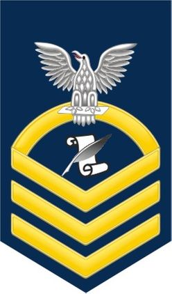 Navy Chief Gold E-7 Journalist JO Decal Sticker