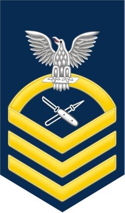Navy Chief Gold E-7 Lithographer LT Decal Sticker
