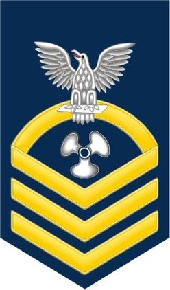 Navy Chief Gold E-7 Machinist's Mate MM Decal Sticker