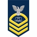 Navy Chief Gold E-7 Mess Manager Specialist MS Decal Sticker