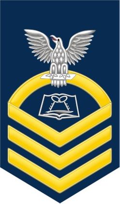 Navy Chief Gold E-7 Mess Manager Specialist MS Decal Sticker