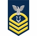 Navy Chief Gold E-7 Musician MU Decal Sticker