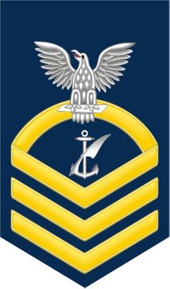Navy Chief Gold E-7 Navy Counselor NC Decal Sticker