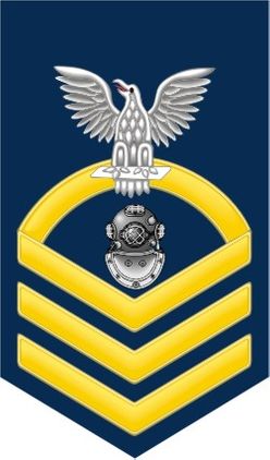 Navy Chief Gold E-7 Navy Diver ND Decal Sticker