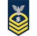 Navy Chief Gold E-7 Personnelman PS Decal Sticker