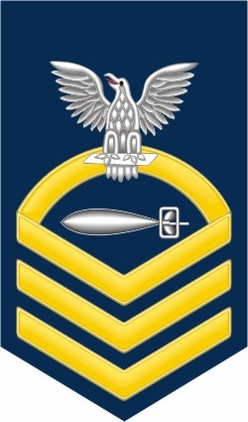Navy Chief Gold E-7 Torpedoman's Mate TM Decal Sticker