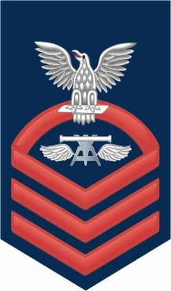 Navy Chief Red E-7 Aviation Fire Control Technician FT Decal Sticker