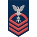 Navy Chief Red E-7 Builder BU Decal Sticker