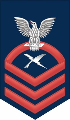 Navy Chief Red E-7 Cryptographic Technician CT Decal Sticker