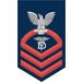 Navy Chief Red E-7 Dental Technician DT Decal Sticker