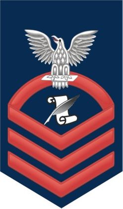 Navy Chief Red E-7 Journalist JO Decal Sticker