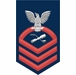 Navy Chief Red E-7 Molder ML Decal Sticker