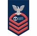 Navy Chief Red E-7 Postal Clerk PC Decal Sticker