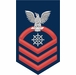 Navy Chief Red E-7 Quartermaster QM Decal Sticker