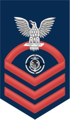 Navy Chief Red E-7 Religious Program RP Decal Sticker