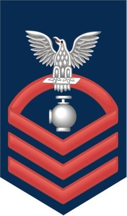 Navy Chief Red E-7 Utilitiesman UT Decal Sticker
