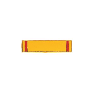 Navy China Service Medal Ribbon Lapel Pin