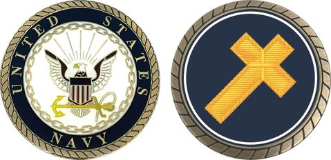 Navy Christian Corps Cross Challenge Coin