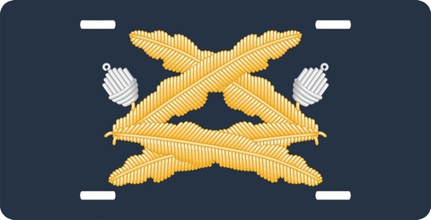Navy Civil Engineer License Plate